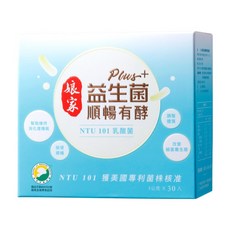 娘家 益生菌順暢有酵強效版 NTU 101 乳酸菌, 3g, 30條, 1盒