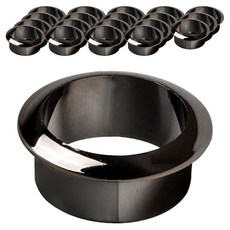 Sonjabisesang 電線孔蓋, 黑鎳色, 20個