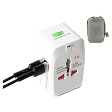 Baco 旅行用方塊萬用轉接頭 一般用, 1個