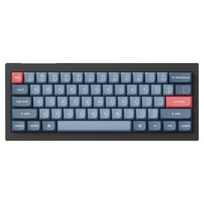 키크론 V4 MAX RGB 핫스왑 갈축 유무선 기계식 키보드 미니 (V4M-B3), 카본블랙, V4M-B3