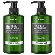 KUNDAL 昆黛爾 茶樹澳洲堅果控油洗髮精 Ylang Ylang, 500ml, 2瓶