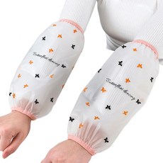 Taminayo 清爽透明袖套, 蝴蝶粉