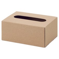 MUJI 無印良品 牛皮紙製組合式桌上用面紙盒, 單色