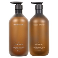 hetras. 飯店療癒沐浴乳身體乳套組 1013ml x2 飯店香氛 保濕 身體護理, 1組
