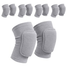 그리뉴얼 요가 헬스 무릎 보호대 2p, 5세트, 그레이