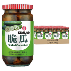 KIMLAN 金蘭 脆瓜, 396g, 12罐