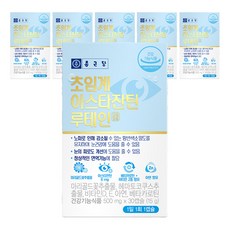 Chong Kun Dang 鍾根堂 蝦紅素葉黃素補充膠囊, 30顆, 6盒