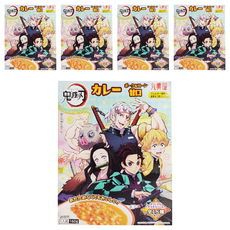 丸美屋 鬼滅之刃 甘口速食咖哩 豬肉玉米口味, 160g, 5盒