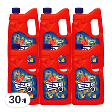 백광 트래펑 배수구세정제, 2L, 30개