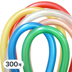 셈퍼텍스 메탈펄혼합 요술 풍선 260S, 랜덤발송, 300개