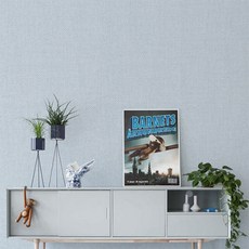 홈앤데코 에코 물 벽지, 스카이블루(49497-7)