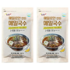 효자원 메밀로만 만든 메밀국수, 500g, 2개