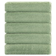 하비티 프리미엄 수건 200g, 그린, 5개