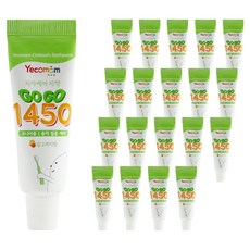 예꼬맘 고고 불소 1450 어린이 치약, 20개, 15g