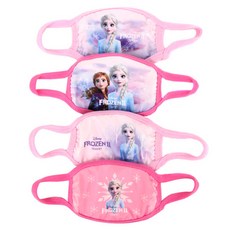 FROZEN 迪士尼冰雪奇緣2兒童口罩4入組