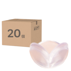 小麥購物 透明防撞護角 Y055 7g, 圓形款, 20個