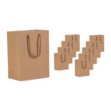 위플랩 크라프트 쇼핑백 토트백 20 x 10 x 28 cm, 10개