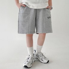 BerryCloset 兒童用 Bolt 鉚釘褲 兒童 青少年 五分短褲