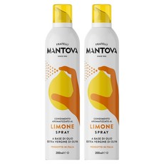 만토바 레몬향 엑스트라 버진 올리브오일 스프레이, 2개, 200ml