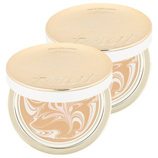 THE FACE SHOP 菲詩小舖 FMGT黃金膠原蛋白安瓶水光粉底霜 15g, 201 Apricot Beige, 2個