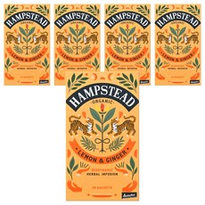 HAMPSTEAD 檸檬生薑茶, 1.5g, 20包, 5盒