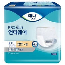 TENA 添寧 PROskin 親膚活力褲 一般型, 中型(腰圍 80~110cm), 10片, 1包