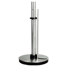 ZACK 316不鏽鋼桌上型紙巾架 拉絲 D16*H32 (桿長26.1cm), 銀色, 1個