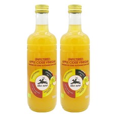alce nero 尼諾 未過濾蘋果醋, 2個, 500ml