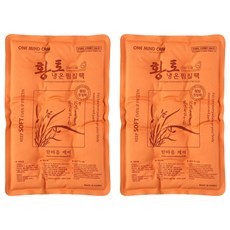 棉黃土冷熱敷墊 一般型, 2個