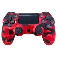 副廠 PS4手把 迷彩紅, 1個, S03-P4-22