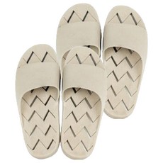 GYLIVING 防滑排水浴室拖鞋組, 米色+米色, 1組