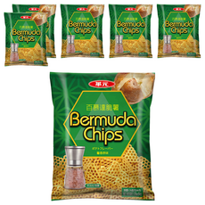 華元 百慕達脆薯 薯香原味, 50g, 6包