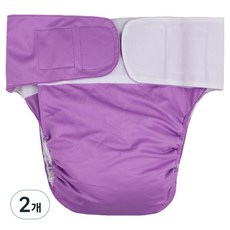 행복드림 누출방지 세탁 가능한 향균 방수 성인 위생기저귀 퍼플, FREE(onesize), 1매입, 2개