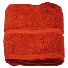 LIFE 來福牌 舒柔毛巾被, 100%純棉 183x122cm 台灣製, 1條, 紅棕色