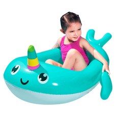 베스트웨이 아기고래 뚜치 유아용 물놀이 튜브 BW34140, 혼합색상, 1개