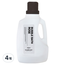 더허브스토리 대용량 버블바스 로즈, 2L, 4개