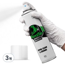 몬스터겔 초강력 끈끈이 접착제 테이프 자국 차량 스티커 제거제 300ml, 3개
