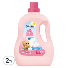 Snuggle 熊寶貝 室內晾曬衣物柔軟精 柔和陽光 正裝, 2個, 4L