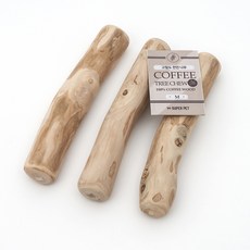 DOG-i 原木咖啡樹磨牙狗狗玩具, 3個, 混合色