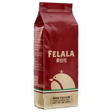 FELALA 費拉拉 西達摩 巧克力日曬 曼巴咖啡 拿鐵咖啡, 咖啡豆(無研磨), 454g, 1包