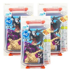 Skater 抗菌 塑膠便當盒 450ml, 咒術迴戰, 3個