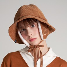 TECH SKIN 燈芯絨耳罩高爾夫漁夫帽, 摩卡色, 1個