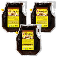 오뚜기 오쉐프 불고기버거 소스, 2kg, 3개