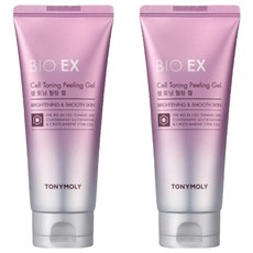TONYMOLY BIO Ex活膚亮白去角質凝膠, 120ml, 2個