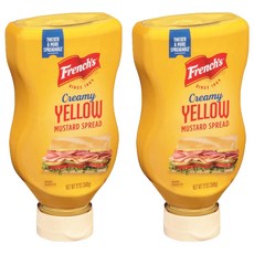 French's 奶油黃芥末抹醬, 2個, 340g
