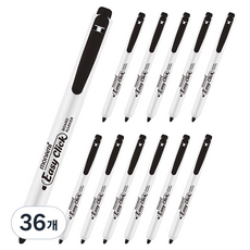 monAmi Easy Click 白板筆, 黑色(Black WB 1), 36個