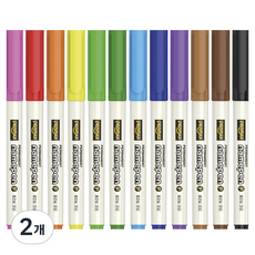 PENMAX 中型文字用油性簽字筆 308F組, 12色, 24個