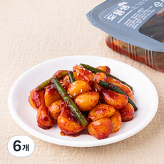 도들샘 마늘무침, 160g, 6개