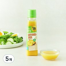 풀무원 파인애플 키위 드레싱, 235g, 5개