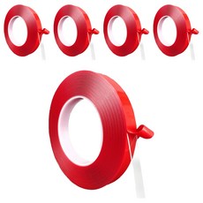 透明壓克力泡棉雙面膠帶 1.5cm x 10m x T 0.8mm, 5個